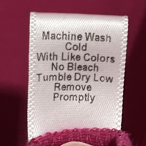 JudyP Womens Christina Sabrina Microfiber Top XL Fuchsia Minimalist Jewel Tone - Picture 7 of 8